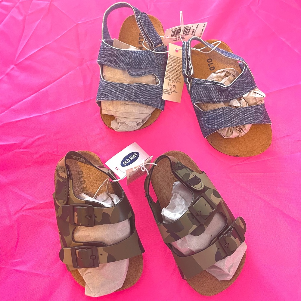 2 pairs baby sandals BRAND NEW!